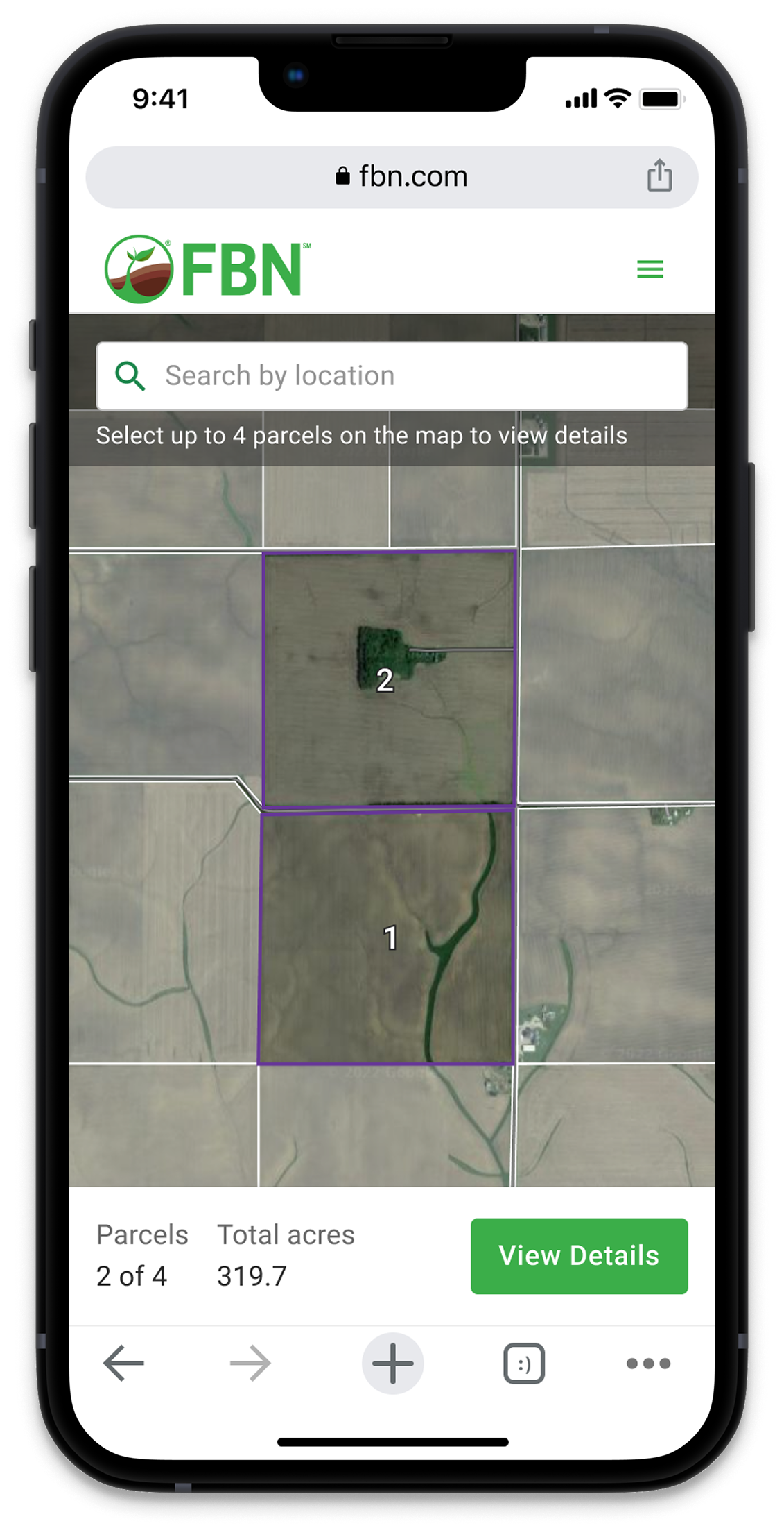Land Parcel Selection